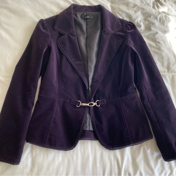 VINTAGE VELVET BLAZER DEADSTOCK - Picture 3 of 8